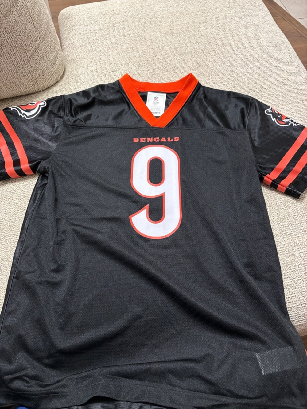 NET NFL Team Bengals Youth Jersey - Black & Orange size XL 16-18